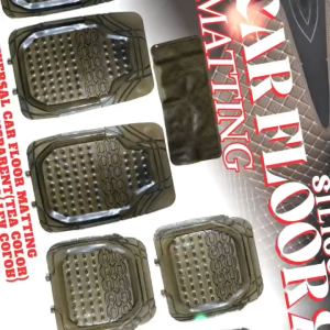 CPO UNIVERSAL CAR FLOOR MATTING SILICON TRANSPARENT TEA COLOR (12321)