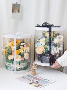 Hộp Đựng Quà Tặng Sáng Tạo DIY Thủ Công Trà Hoa Sinh Nhật Hộp Đựng Quà Tặng Cho Bạn Trai Hộp Đựng Quà Tặng Đựng Trà Hoa