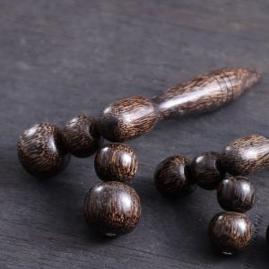 ลูกกลิ้งไม้เนื้อแข็ง Hand Hand Massager ลูกบอลไม้นวดคอค้อนนวดมือไหล่ทุบ Shujing Vivid Knock Stick