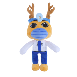 Adorable Dr.Harlow Plush Toy Animal Hospital Game Peripheral Toy Profession Doctor Toy For Kids Game Fans Birthday Xmas Gift