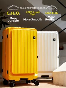 QIASI | Expandable Large Capacity Side Opening Travel Suitcase