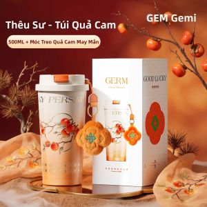 GERM | Cốc Nước Có Ống Hút Cách Nhiệt dành cho Phụ Nữ