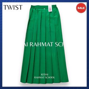 Rok Hijau Sekolah SD MI Madrasah Ibtidaiyah Bahan Twist Tissue Licin