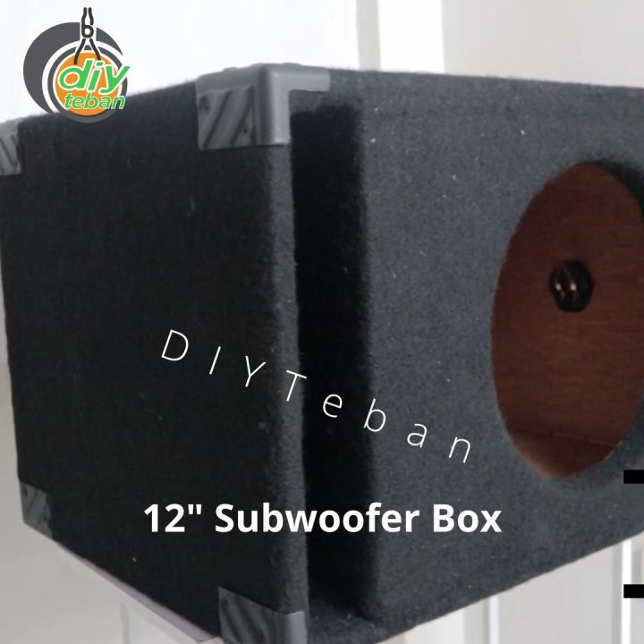 12 Inches Subwoofer Box 30hz Tuning 2.95 Cu. ft. Box Volume Speaker Enclosure Heavy Duty 12