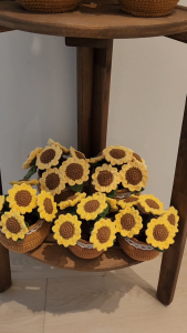 [SG Stock] Finished Hand Made Crochet Flowers/Sunflowers/Potted Plant/gift/teacherdays