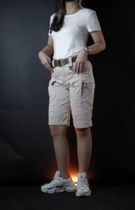 RAT Celana Pendek Cargo Tactical Bahan Premium Tebal Warna Beige