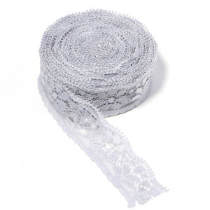 10yards 2cm Sweet Elasticity Lace Ribbon Gifts Crafts Packaging Sewing Dress Decor For Jewelry Making DIY Girls Choker Bracelet