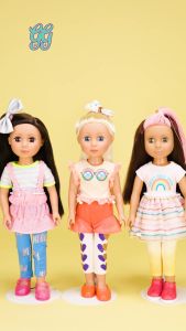 Búp Bê Mỹ Thời Trang Cô Gái Long Lanh Glitter Girls 35cm 14 inch Doll
