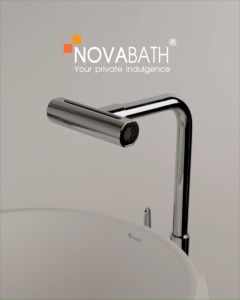 NOVABATH ก๊อกอ่างซิงค์แบบก้านปัด หัวปรับน้ำได้ 4 แบบ รุ่น NVB-KT219