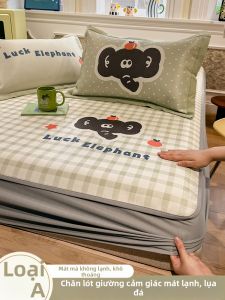 SHAYA | Vải Lót Giường Tơ Lạnh Mùa Hè Cho Nệm Một Người Có Điều Hòa