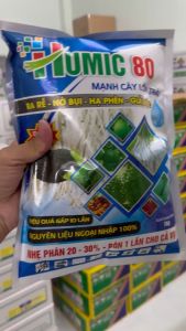 HUMIC 80 (DẠNG VẢY TAN 100%)1KG PHA 1000L-MUA 1 TẶNG 1 VUA RA RỄ 50GR CAM KẾT CHẤT LƯỢNG - UY TÍN