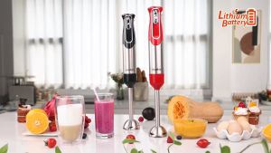 Decakila KMJB021R Cordless Hand Blander | 100W | 5-in-1 Set | 2-Speeds | SUS shaft blend rod | 2-Bladed Stainless Steel Blade Decakila Blender Cordless Magic Wand Cordless Dethatcher - Lazada