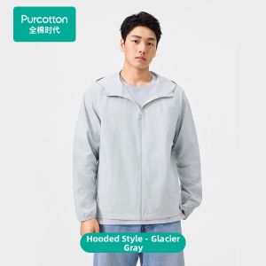 Purcotton | Men Women Sun Protection UPF 50+ Shirt Jacket