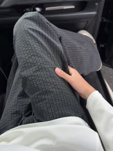 กางเกงขายาวทรงตรงสไตล์ย้อนยุคแบบลำลองสำหรับผู้ชาย ทรงหลวม ทรงขากว้าง กางเกงขายาวทรงเรียว สไตล์อเมริกัน ทรงหลวม ทรงสูง ทรงลำลอง