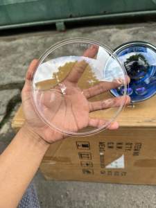 Mika Lampu DOT SAE Versi Super Kuat Tahan Banting Ukuran 575 inch Bahan Biled Untuk Batok CB 125 Jute L2G CD90 CD 90 Vanvan