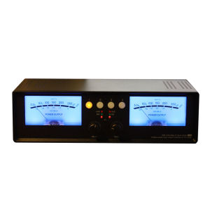 ⭐⭐⭐4-IN-1-OUT Switcher Sound Music Level Indicator VU2 MIC With LINE Dual VU Meter DB Panel Audio Splitter Box
