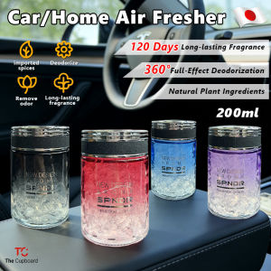 Car Perfume Car Interior Air Fresher Solid Air Freshener Long-lasting Fragrance For 120 Days Stylish Magic Crystal Particles 360° Full-Effect Deodorization Rapid Purification Natural Safe Ingredients Car Scent For Automobiles Home Car Ornament Decoration