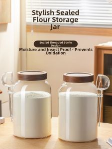 CRISTALGLASS | Airtight Large Capacity Flour Storage Container