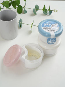 กล่องเก็บฟันเทียม กล่องทำความสะอาด อุปกรณ์เสริมฟันเทียมสำหรับผู้สูงอายุ กล่องใส่เครื่องประดับเล็ก กล่องทำความสะอาดอุปกรณ์เสริมฟันเทียม