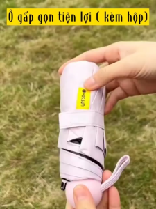 Ô gấp gọn 3 lớp dù gấp gọn chống nắng mưa UV – Nhỏ gọn tiện lợi chống thấm tối ưu