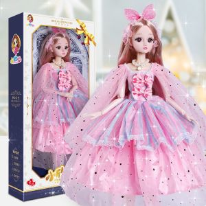 Búp bê Barbie cỡ lớn 60cm cao cấp có nhạc có hộp đẹp làm quà tặng bé gái