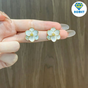 Elegant and Exquisite Petal Circle Stud Earrings For Woman 2023 New Classic Jewelry Luxury Party Girls Earrings