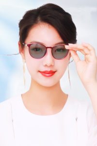 Kính Đọc Sách photochromic cho phụ nữ trọng lượng nhẹ gọng tròn TR90 kính mắt viễn thị cả vành kính diopters đến + 4.0