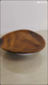 2025 Big sale Wooden round plates bowl good quality w010-05