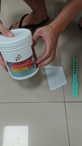 High Gloss Epoxy Resin Colored Sand Self Leveling Floor Paint Cement Topcoat Indoor Household Imitation Marble Cement