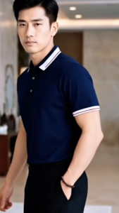 Áo polo nam cổ phối  chất liệu sợi cotton cá sấu Thoáng Mát  Sang Trọng- PMK6