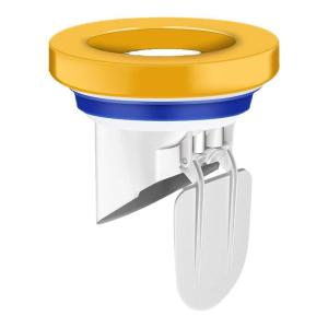 WONREFACT | Odor Prevention Automatic Closing Valve Toilet Flange