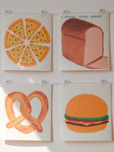 Thickened Wood Pulp Cotton Kitchen Cloth No Fuzz No Water Stain Dishwashing Cloth Lazy Persons Cloth High Absorbency Durability