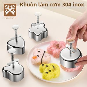 Golden Key | Triangle Shaped Sushi Mold Stainless Steel 304