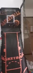 foldable Single Shooting Machine Basketball Stand Kids Adult Indoor Outdoor Basketball hoop Entertainment Game Activities