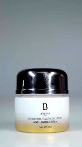 [BPOM] 𝗣𝗥𝗘𝗠𝗜𝗘𝗥𝗘 𝗕𝗘𝗔𝗨𝗧𝗘 DERMA CARE ELASTIN COLLAGEN ANTI-AGING Repair Cream Pudding Night Repair Moisturizer - 50G50G