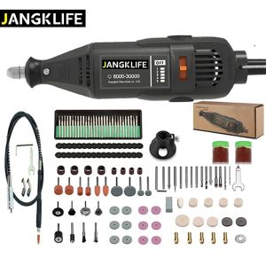 JANGKLIFE 110V 220V Power Tools Electric Mini Drill Die Grinder Engraver Polisher with Rotary Tools Set Kit  For  3000 4000