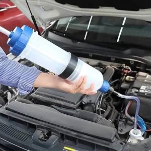 EAFC Automotive Oil Extractor Siphon Pump Brake Fluid Flow Injection Pump Manual Suction Vacuum Fuel Extraction Hand Pump Tool