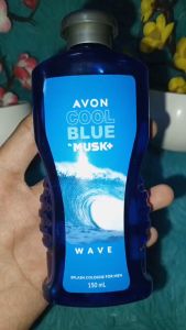 Cool Blue by Musk+ Splash Cologne 150 mL - Wave