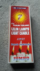 Lilin Tujuh Terang Lilin Lampu Awet dan Ramah Lingkungan