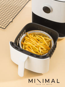 Air Fryer Aluminum Foil Pan Pizza Base Support Bowl Barbecue Dish Disposable Kitchen Cooking Utensils Baking Goods