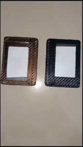 DEABOLAR K3220 DOMPET KARTU MINI ANTI RIBET MOTIF CARBON FIBER