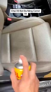 Chai xịt bọt vệ sinh nội thất ô tô Foam Cleaner - Xịt bọt vàng CAMEL - XỊT TẨY NỈ