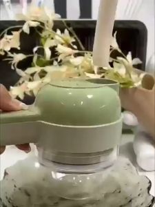 Hand Held Electric Vegetable Cutter: A Rechargeable Multi-function Kitchen Food Preparation Tool