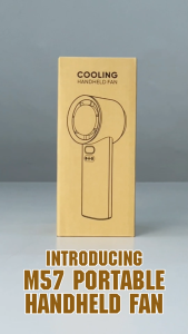 [New Model] Portable Handheld Ice Cool Fan M57 with 100 Speed Fast Cooling Strong Wind 3600mAh Battery & 3h Battery Life 冰感冷风扇