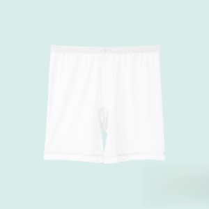 miiow | Cat Person Antibacterial Ice Silk Seamless Womens Summer Thin New Loose Underwear Lace Safety Pants High Waist Hip Lifting