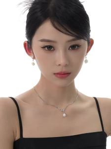 ZHENGZHAO | Pearl Knot Design Luxury Clavicle Chain Pendant Necklace Summer Sweet Cool Style
