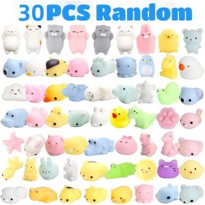 15-30PCS Mochi Squishies Kawaii Anima Squishy Toys For Kids Antistress Ball Squeeze Party Favors Stress Relief Toys For Birthday
