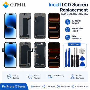 Incell Display For Iphone 17 17Pro 17 Pro Max Lcd Touch Screen Digitizer Assembly Screen Replacement + Screen Protector + Tools