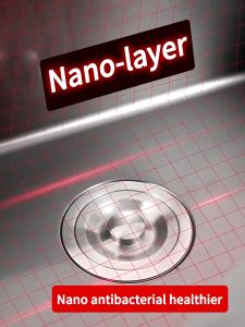 Nano Sinki Dapur Sink Stainless Steel Handmade Kitchen Singki Undermount With Faucet Double Singki水槽