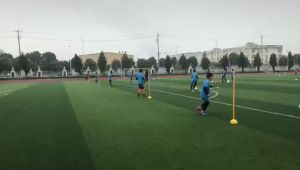 Football Door Pole Training Tool Sign Obstacle Marker Rod Multi-functional Soccer Training Slalom Pole with Base for indoor and outdoor use